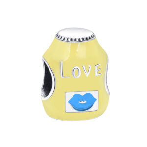 S925 Sterling Silver Beaded DIY Pendant Drink Bottle