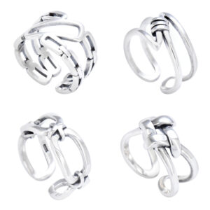 S925 sterling silver couple ring anti-oxidation unisex