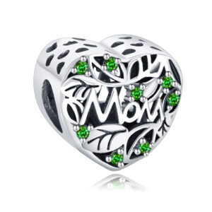 S925 Sterling silver beaded DIY pendant love