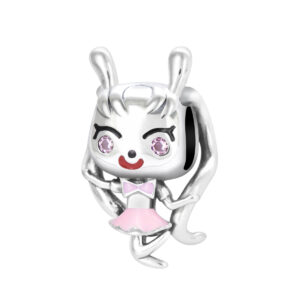 S925 sterling silver bead DIY pendant for little girl