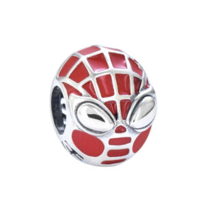 S925 sterling silver bead DIY pendant Spider Man