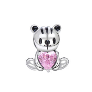 S925 Pure Silver Bead DIY Pendant Little Tiger