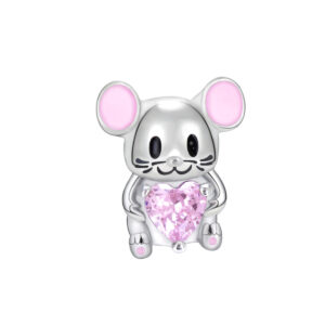 S925 sterling silver bead DIY pendant for small mice