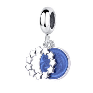 S925 Pure Silver Bead DIY Pendant Love