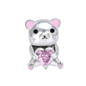 S925 sterling silver bead DIY pendant pig