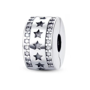 S925 sterling silver bead DIY pendant star fixing buckle