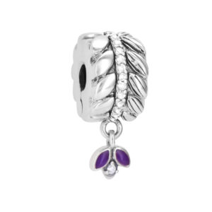 S925 sterling silver bead DIY pendant wheat ear