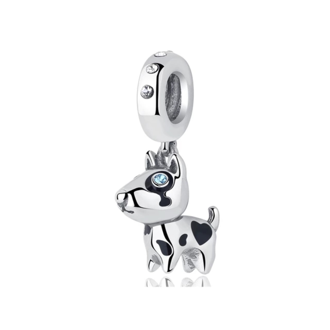 S925 sterling silver bead DIY pendant for puppies