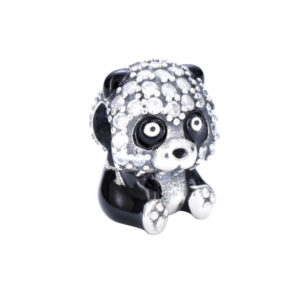 S925 sterling silver bead DIY pendant panda