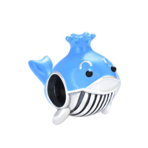 S925 Pure Silver Bead DIY Pendant Little Whale