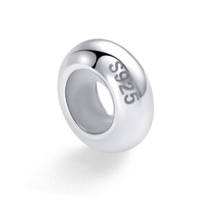 S925 sterling silver DIY bracelet beaded anti-slip positioning bead pendant