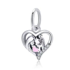 S925 Sterling Silver Beaded DIY Kitten Pendant