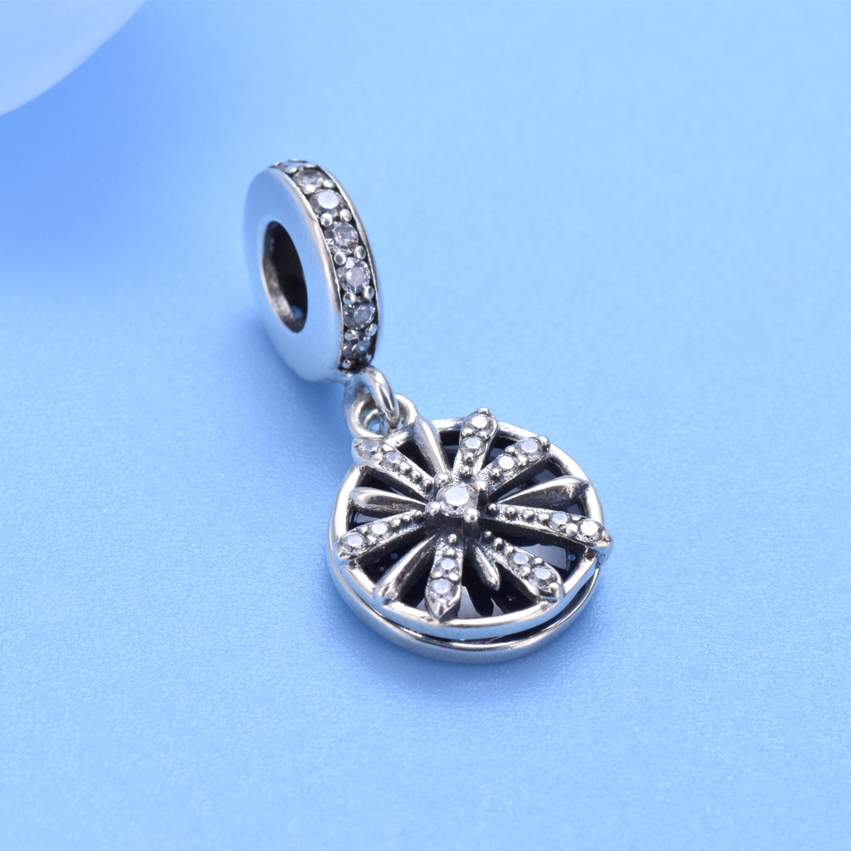 S925 sterling silver beaded DIY pendant starry sky - Image 2