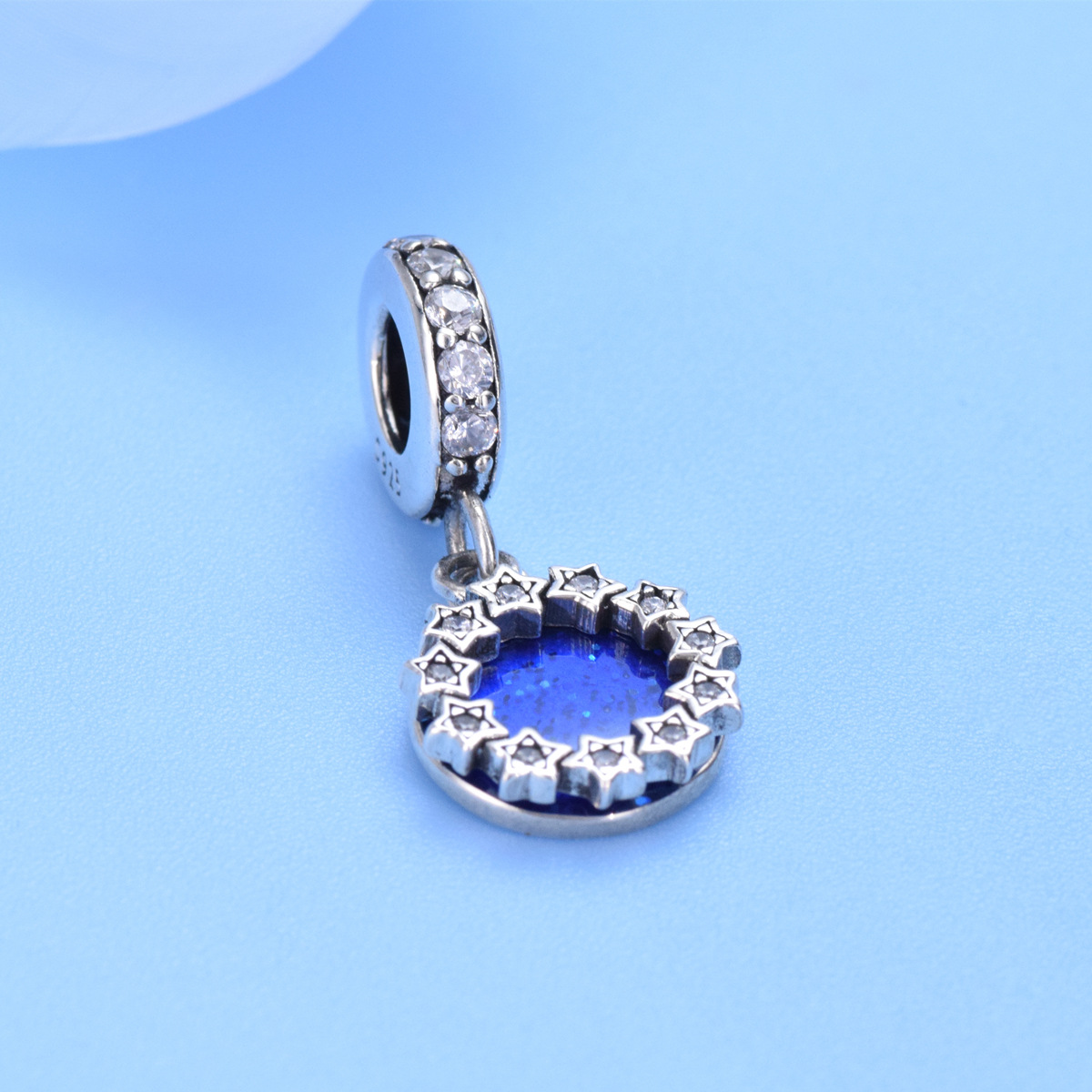 S925 sterling silver beaded DIY pendant galaxy - Image 2