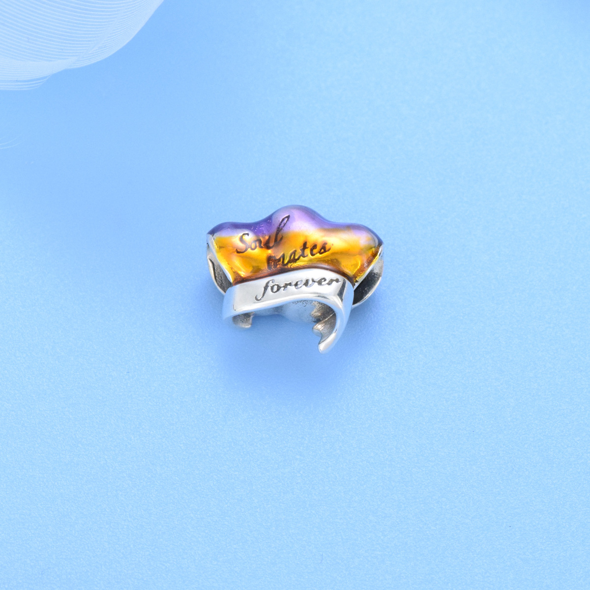 S925 sterling silver beaded DIY pendant - Image 2