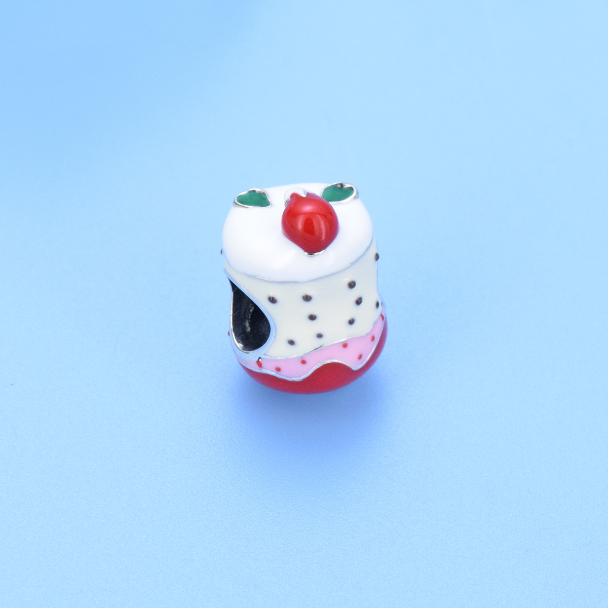 S925 Sterling Silver Beaded DIY Pendant Cake - Image 2