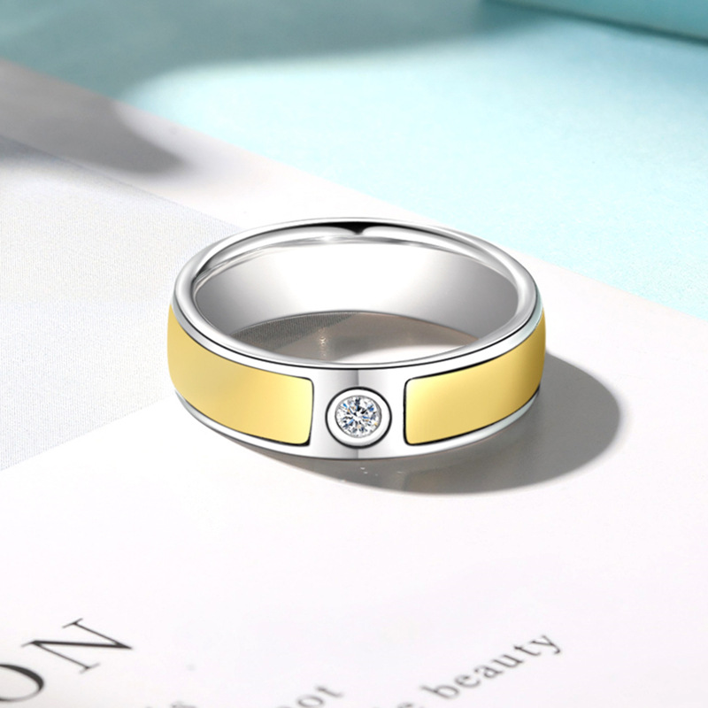 S925 sterling silver ring for women set with zircon - Image 4