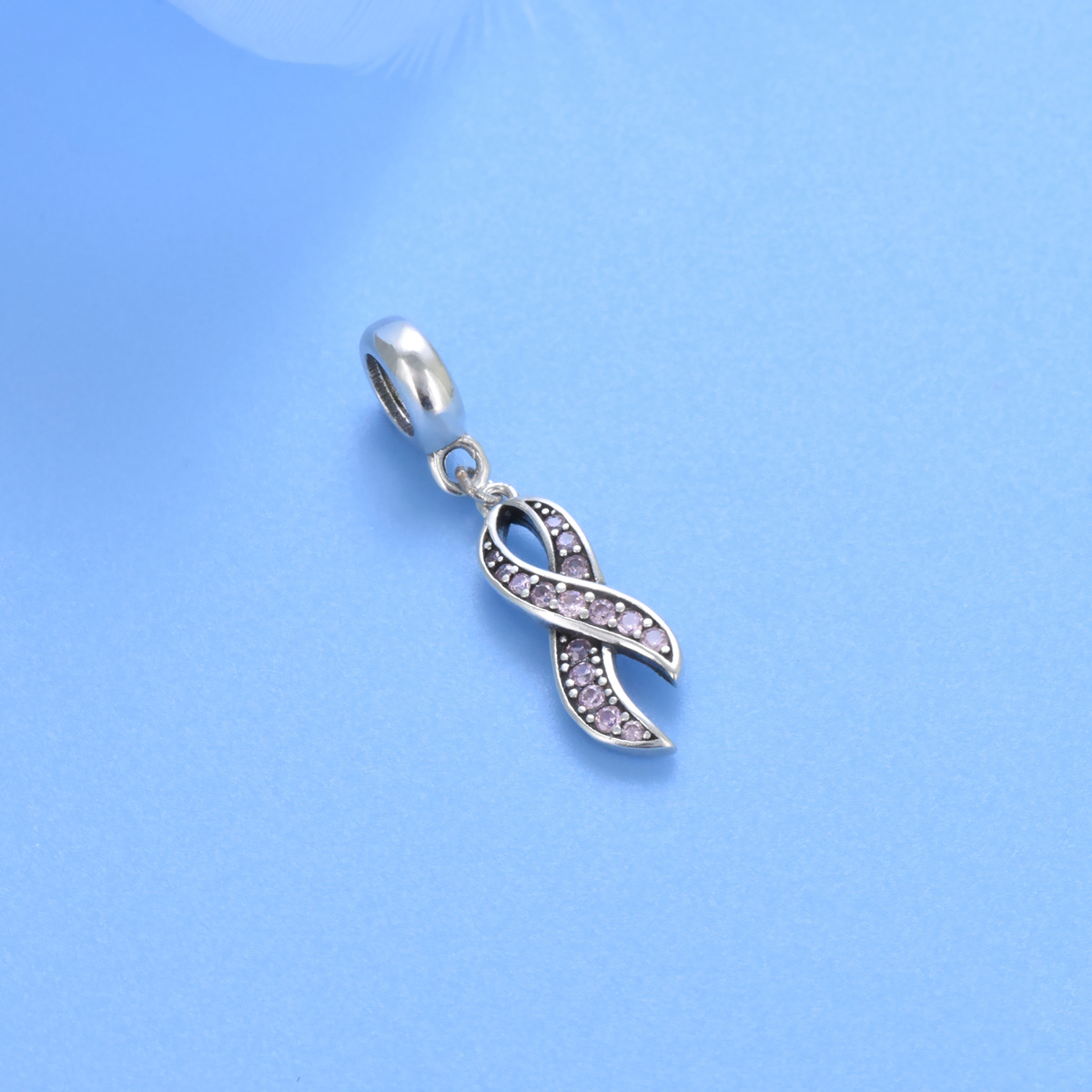 S925 sterling silver bead DIY pendant - Image 2