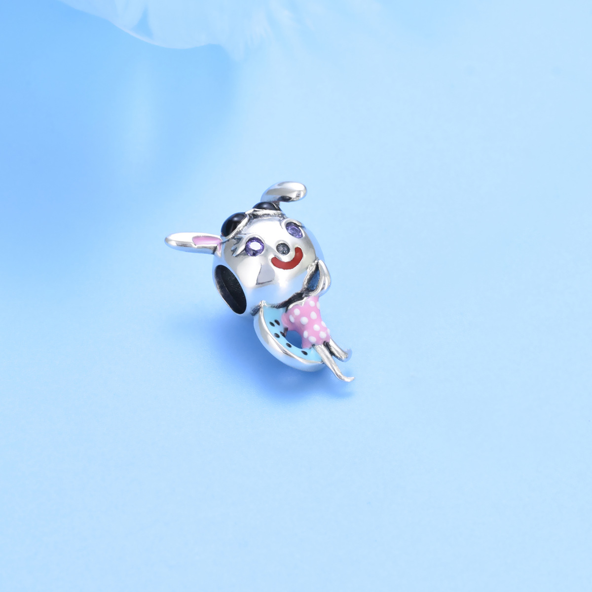 S925 sterling silver bead DIY pendant - Image 2