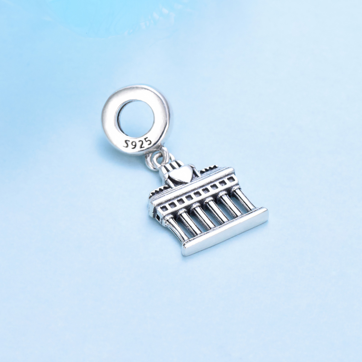 S925 sterling silver bead DIY pendant - Image 2