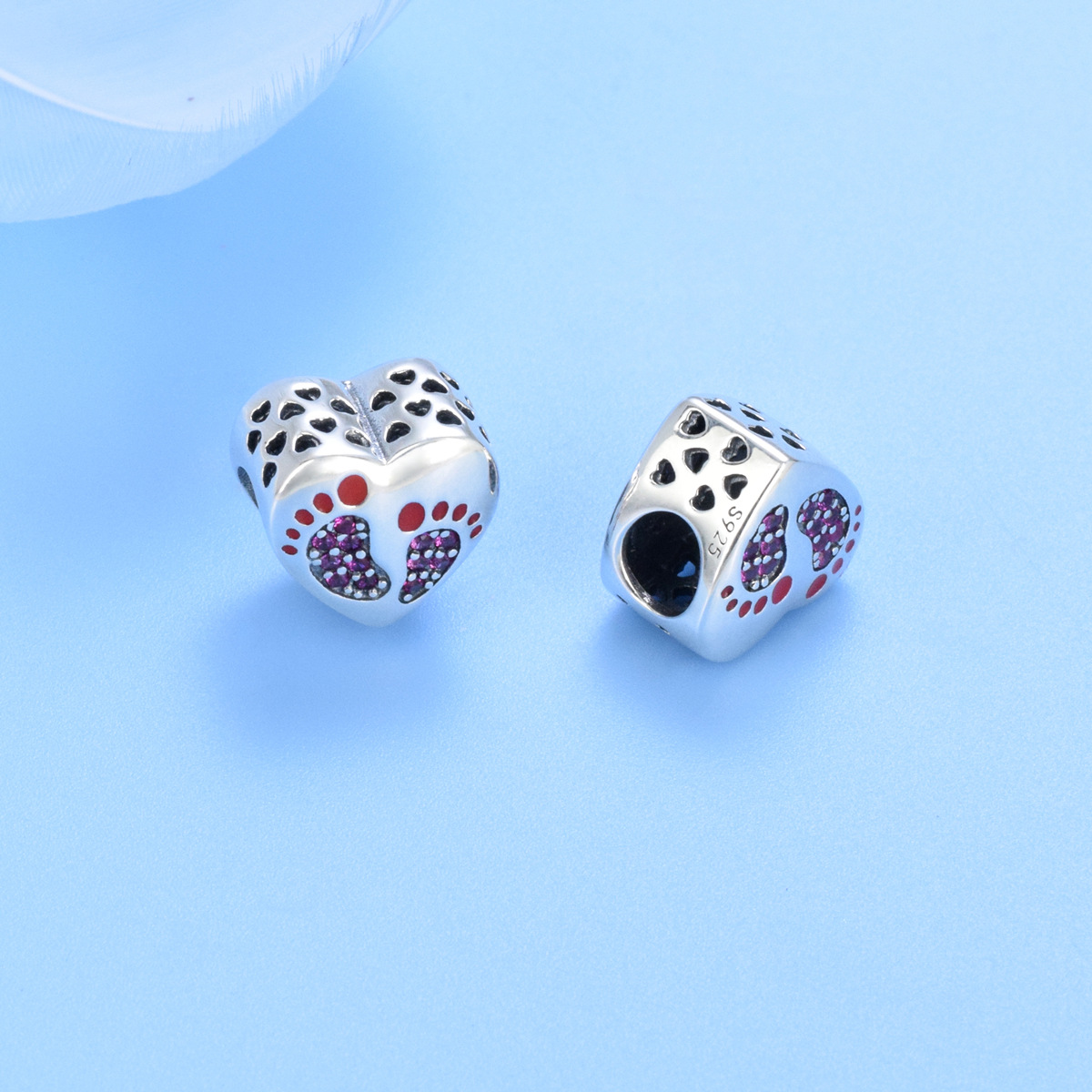 S925 Sterling Silver Beaded DIY Pendant Tree of Life - Image 3