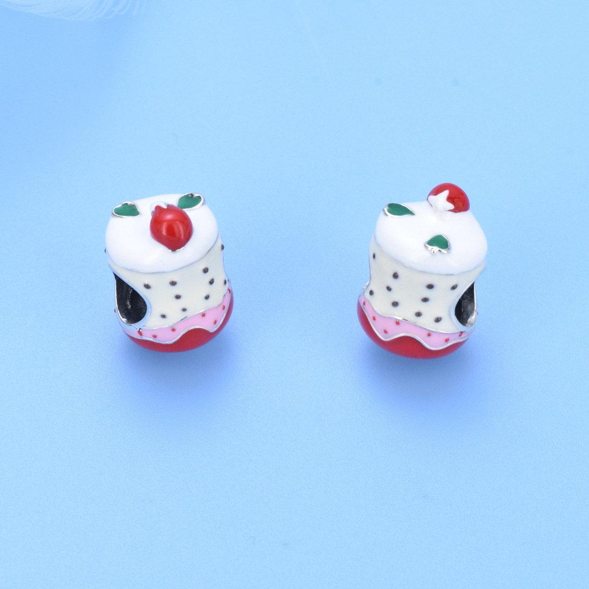 S925 Sterling Silver Beaded DIY Pendant Cake - Image 3