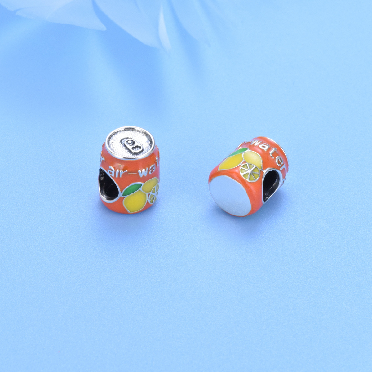 S925 sterling silver beaded DIY pendant can - Image 3