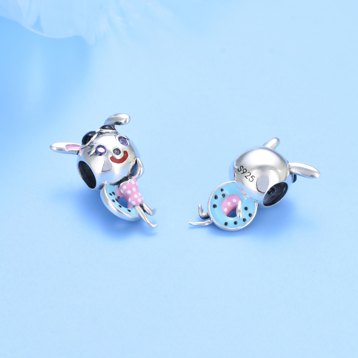 S925 sterling silver bead DIY pendant - Image 3