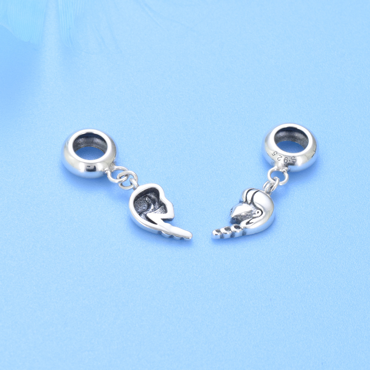 S925 sterling silver bead DIY pendant - Image 3