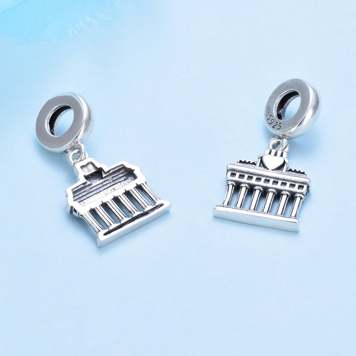 S925 sterling silver bead DIY pendant - Image 3