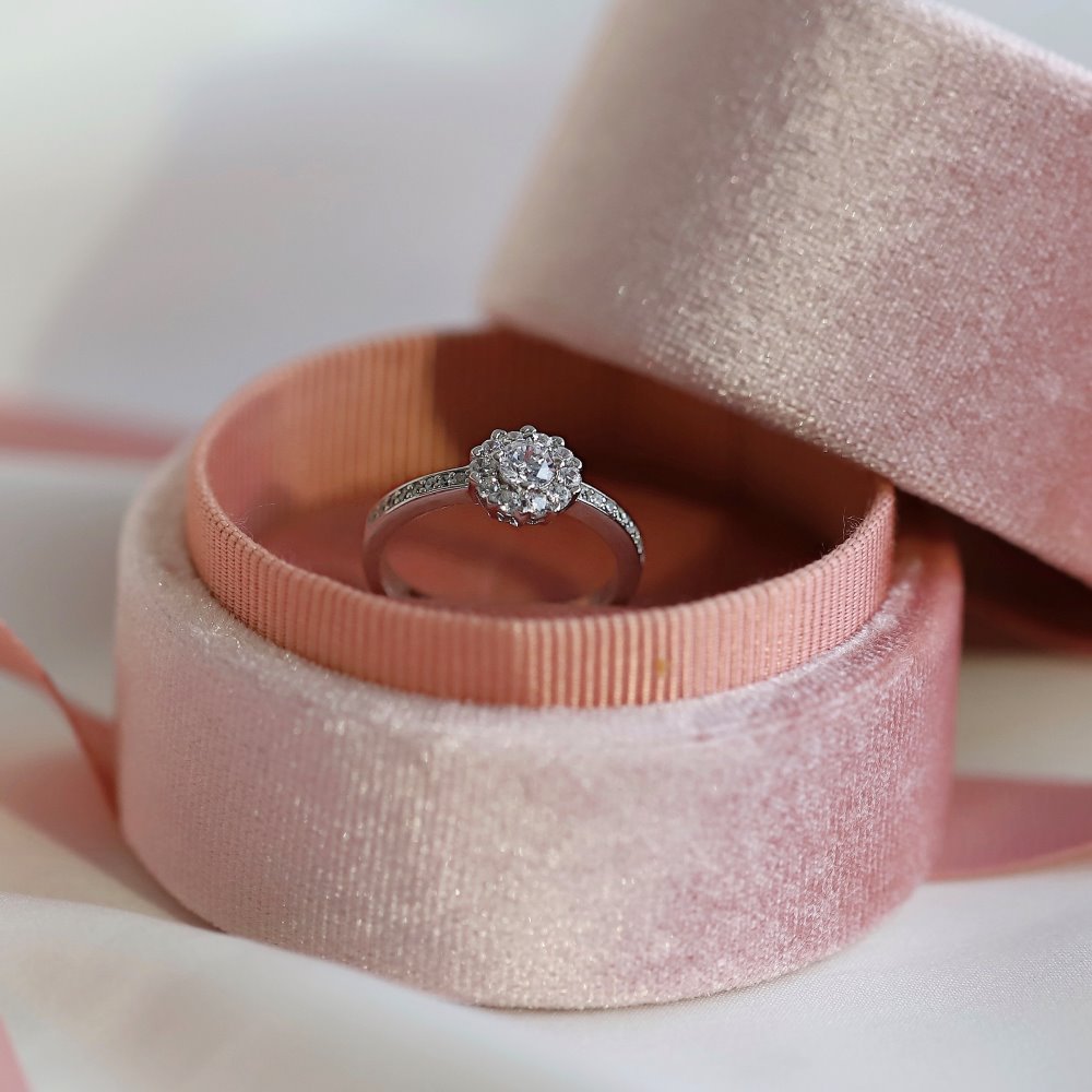 S925 sterling silver snowflake wedding ring for women - Image 4