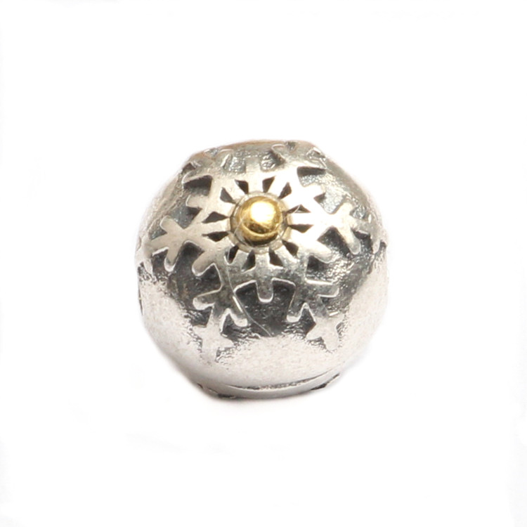 S925 sterling silver bead DIY pendant fixing buckle - Image 9