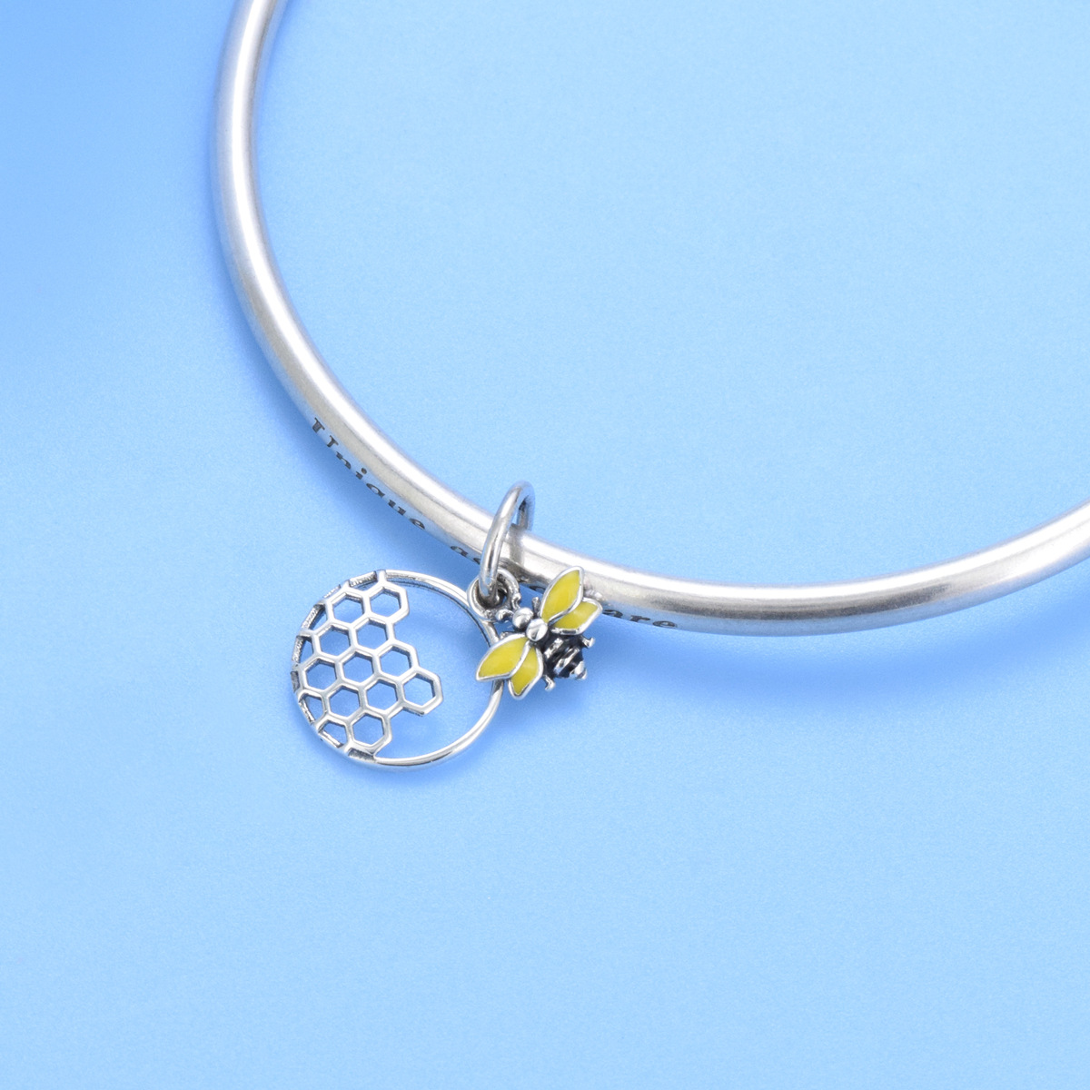 S925 Sterling Silver Beaded DIY Pendant Insects - Image 4