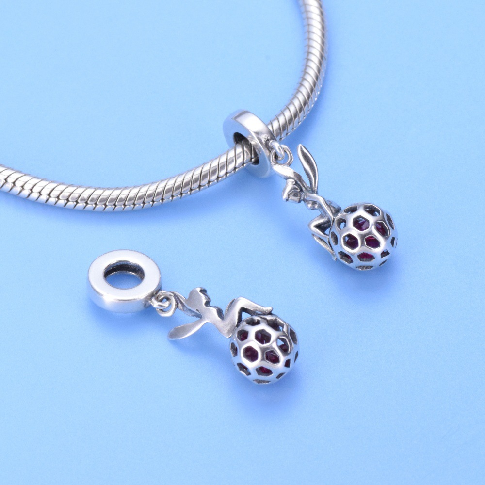 S925 Sterling Silver Beaded DIY Pendant Angel - Image 4