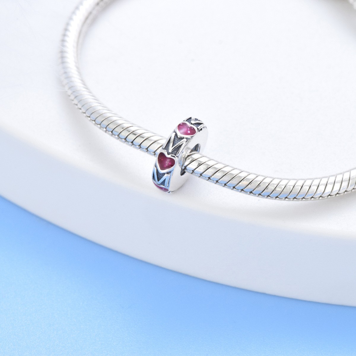 S925 sterling silver beaded DIY pendant fixed beads - Image 4