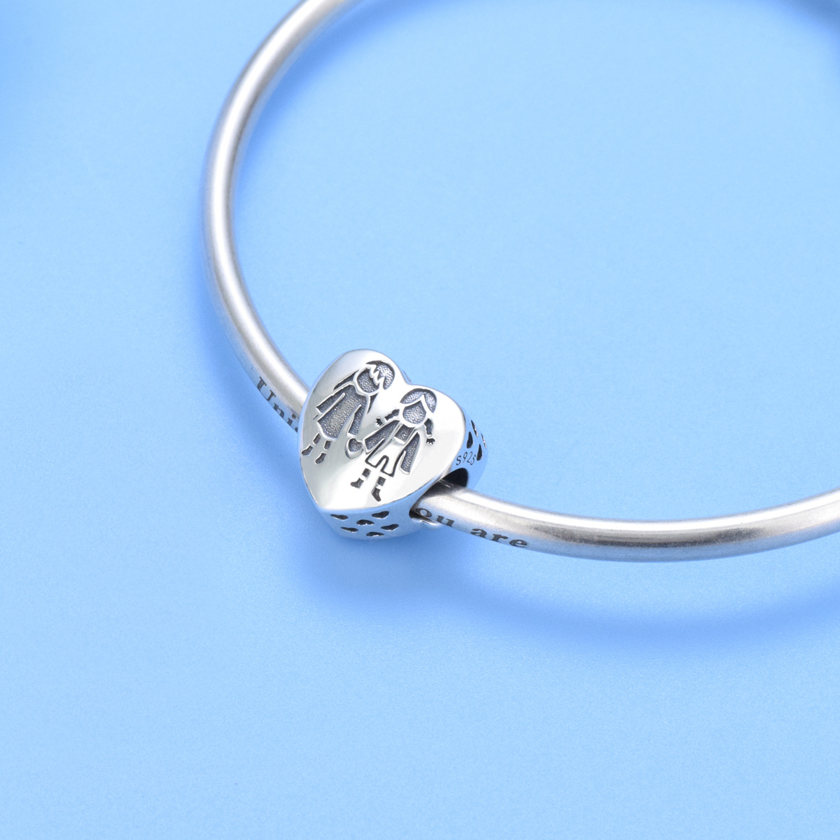 S925 sterling silver beaded DIY pendant - Image 5