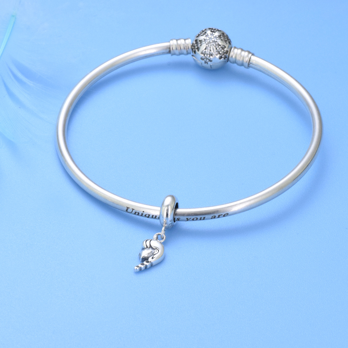 S925 sterling silver bead DIY pendant - Image 4