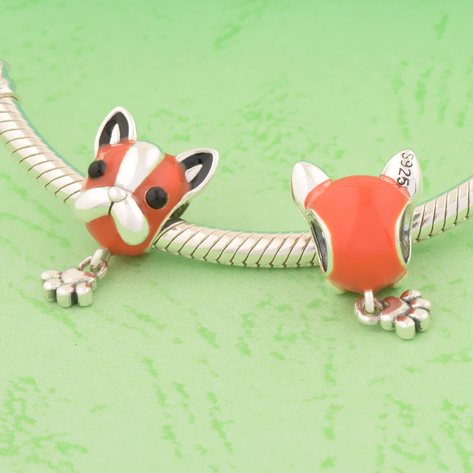 S925 sterling silver bead DIY pendant for puppies - Image 2