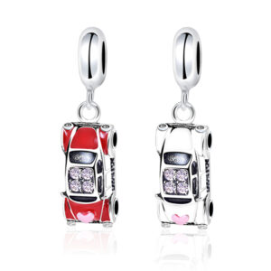S925 sterling silver bead DIY pendant for small car