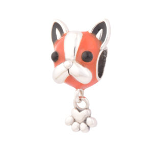 S925 sterling silver bead DIY pendant for puppies