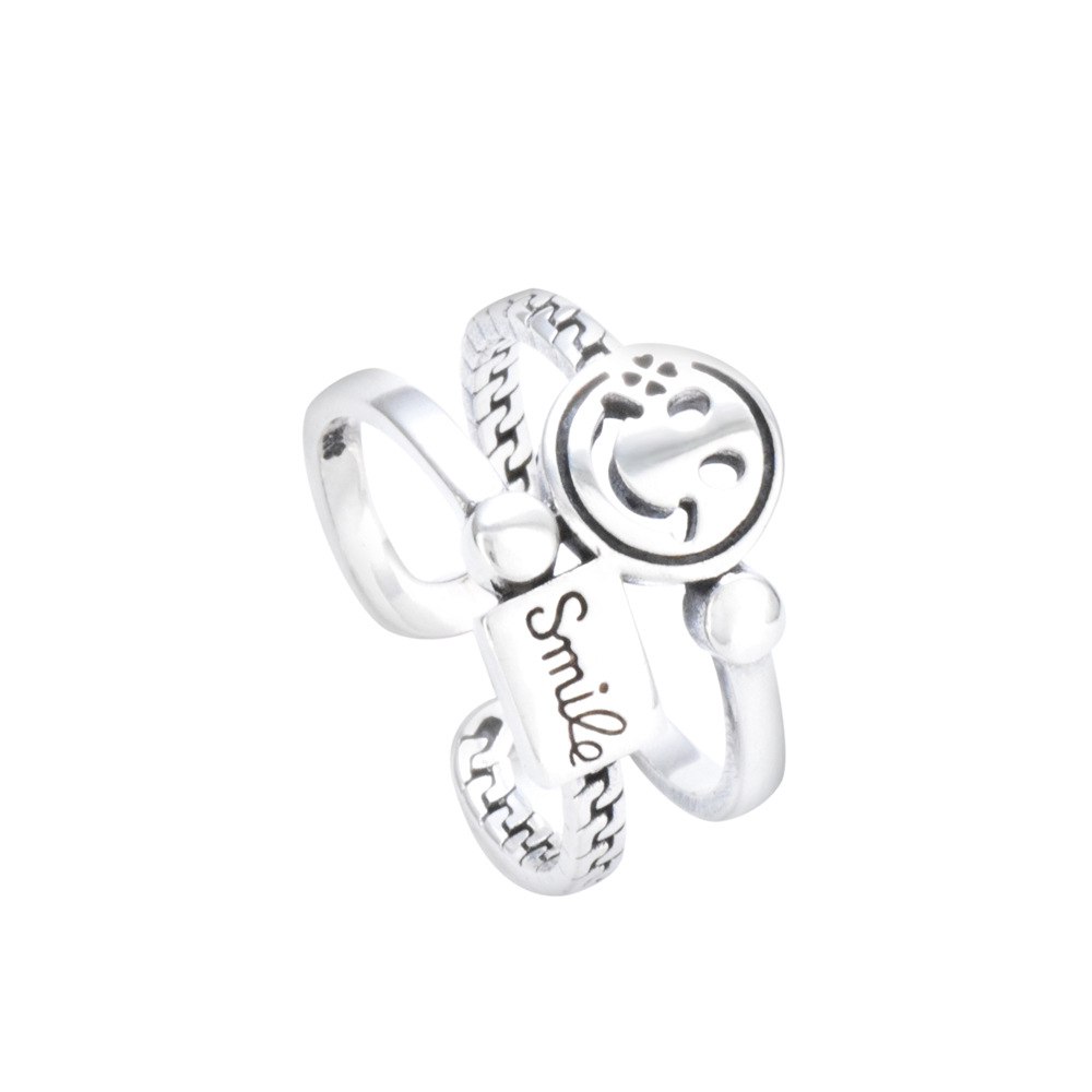 S925 sterling silver ring anti-oxidation unisex - Image 4
