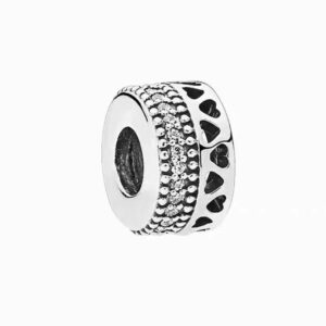 S925 sterling silver beaded DIY pendant with a buckle