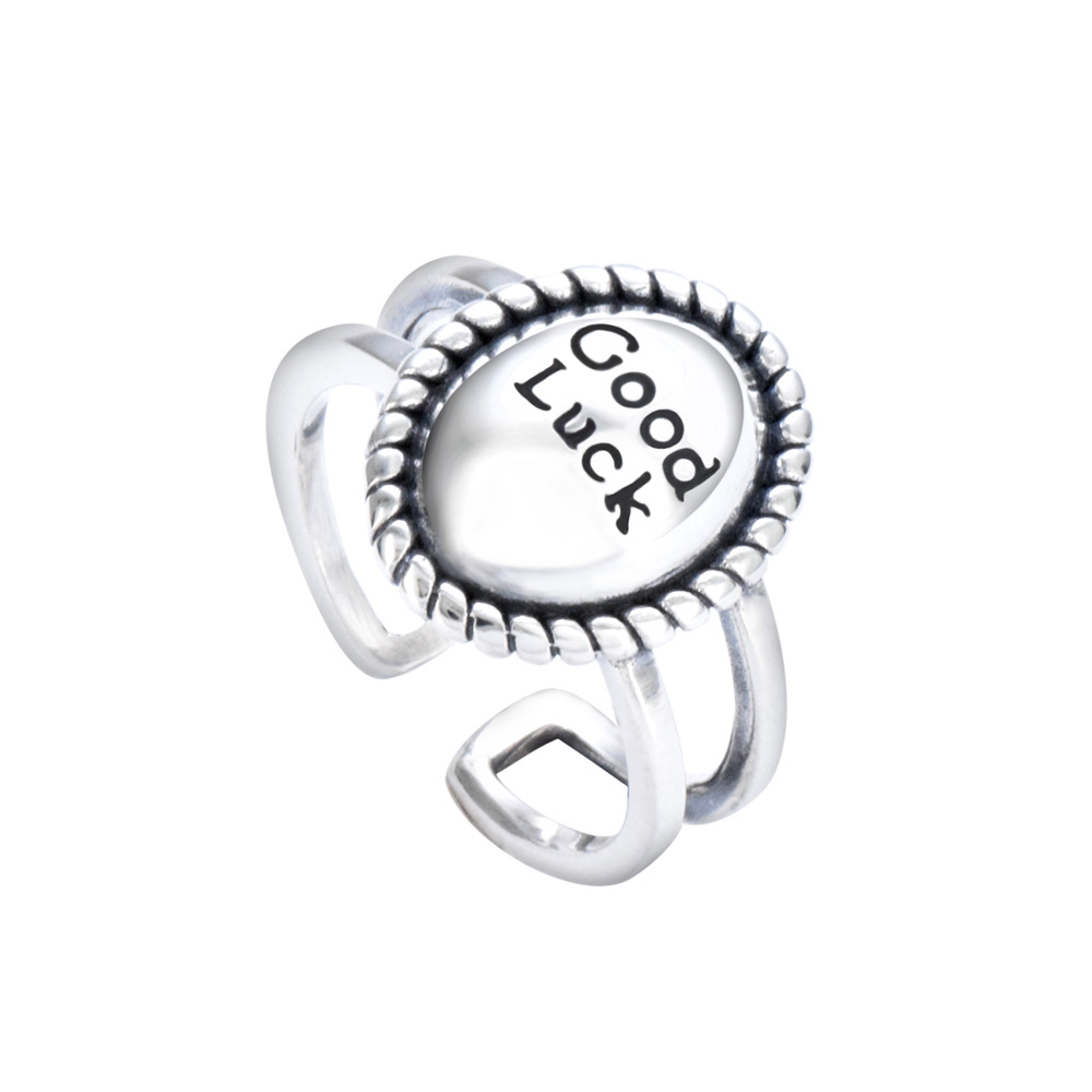 S925 sterling silver ring anti-oxidation unisex - Image 5