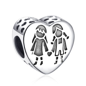 S925 sterling silver beaded DIY pendant