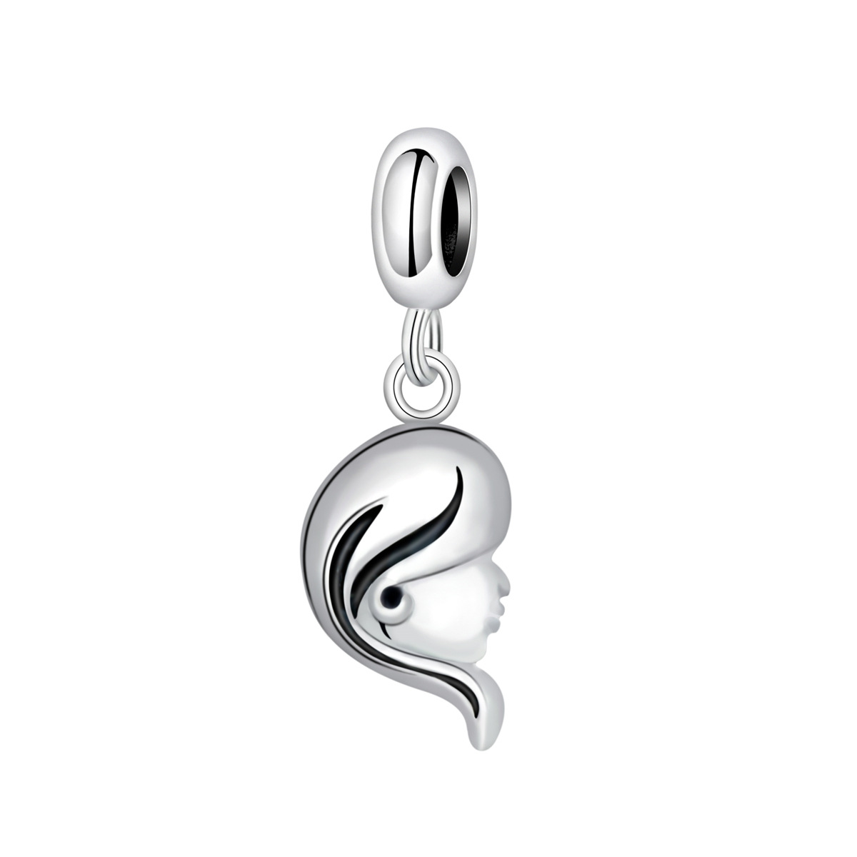 S925 sterling silver bead DIY pendant for girls - Image 3
