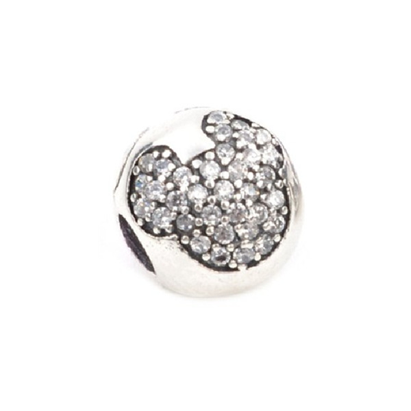 S925 sterling silver bead DIY pendant fixing buckle - Image 4