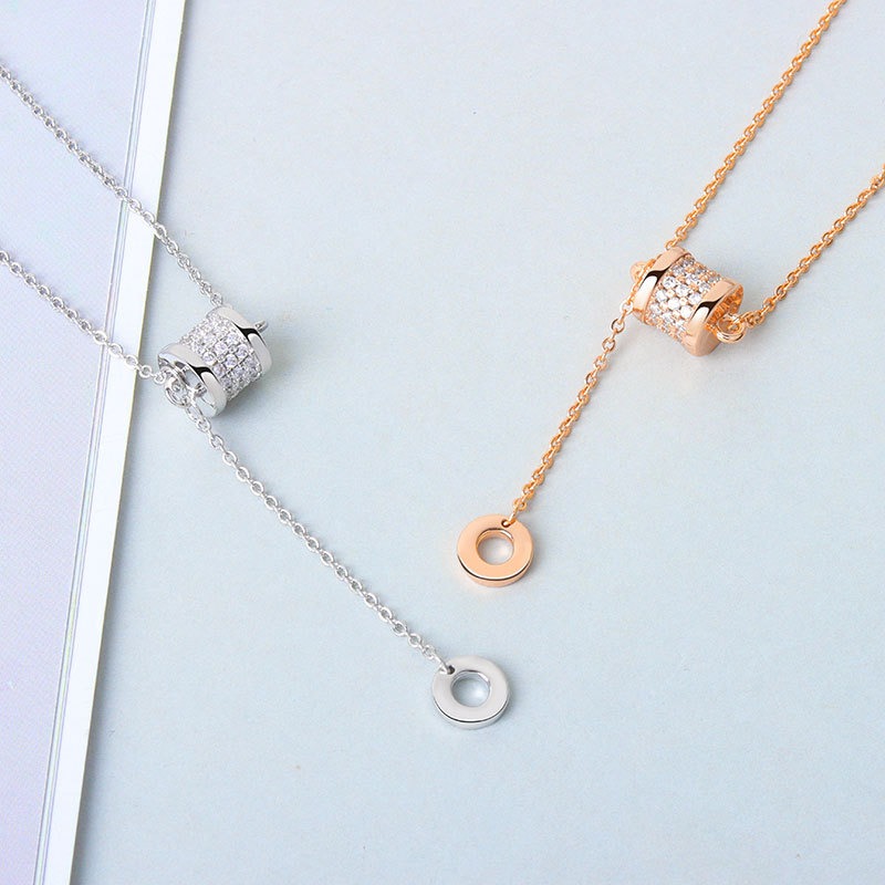 S925 sterling silver necklace small waist pendant clavicle chain - Image 4