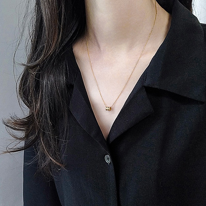 S925 sterling silver necklace small waist pendant clavicle chain - Image 6