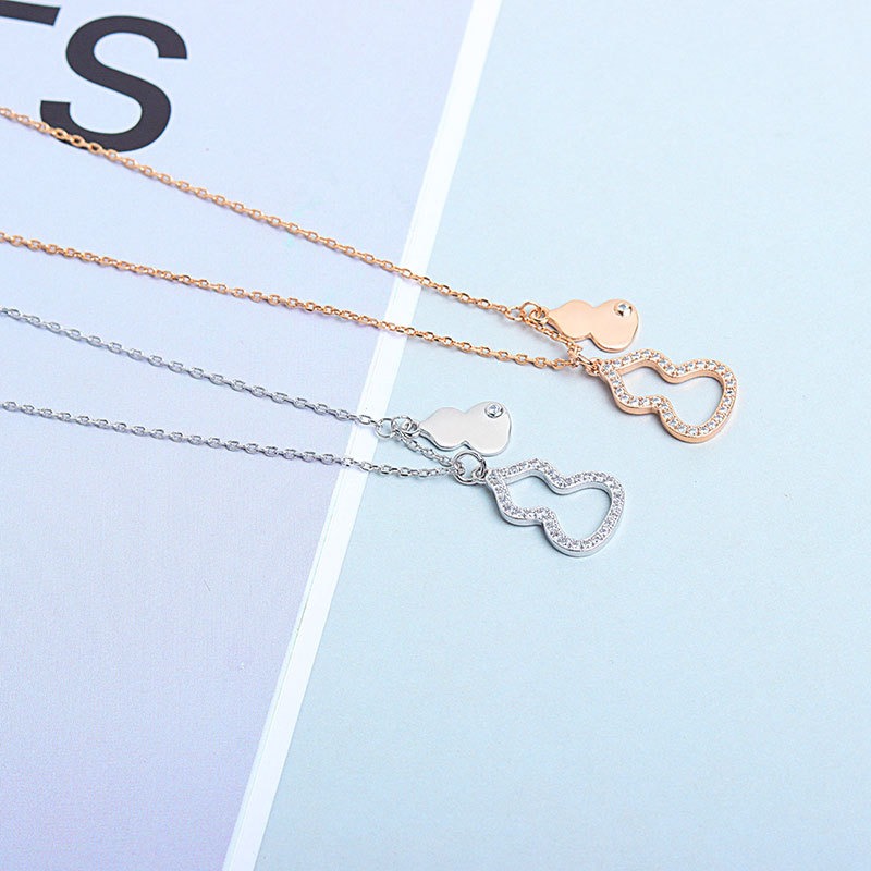 S925 sterling silver necklace hoist pendant clavicle chain - Image 4