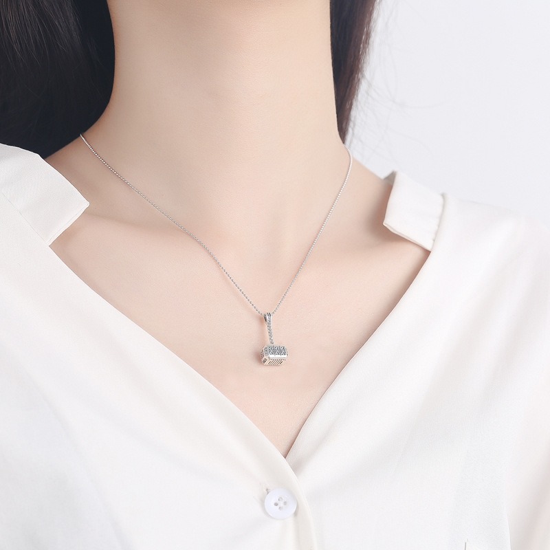 S925 sterling silver necklace quake thor pendant clavicle chain - Image 6